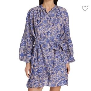 CHUFY Pia Silk Blend Shirtdress Size XS